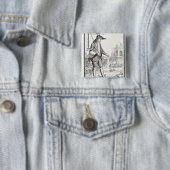 Der Dorf-Bauer, geboren zu leiden, c.1780 Button (Beispiel)