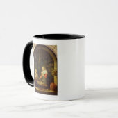 Der Dorf-Lebensmittelhändler, 1647 Tasse (Vorderseite Links)