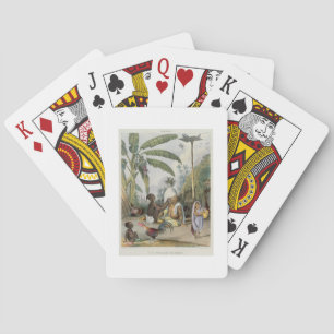 Der Dorfbarber, Teller 6 von 'Amerikanischen Urein Spielkarten