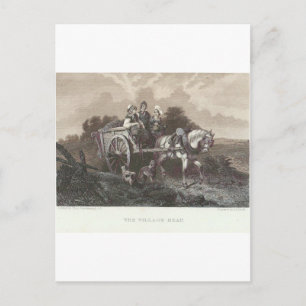 Der Dorfschöne Postkarte