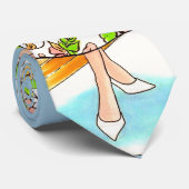 Der Doris liebe Art Tie! Krawatte (Gerollt)