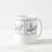 Der Dormouse fällt schlafende Tasse (VorderseiteRechts)