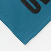 Der Dow ist über 50.000! Meme Fleecedecke (Ecke)