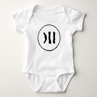 Der Down-Syndrom Chromosom-Bodysuit Baby Strampler