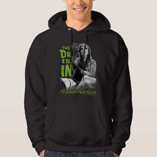 Der Dr. ist HEREIN! Pullover Hoodie (Vorderseite)