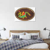 Der Drache 2009 Leinwanddruck (Insitu (Schlafzimmer))