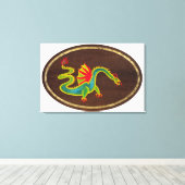 Der Drache 2009 Leinwanddruck (Insitu (Holzboden))