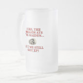 Der Drache aß das Mädchen Mattglas Bierglas (Vorderseite Links)