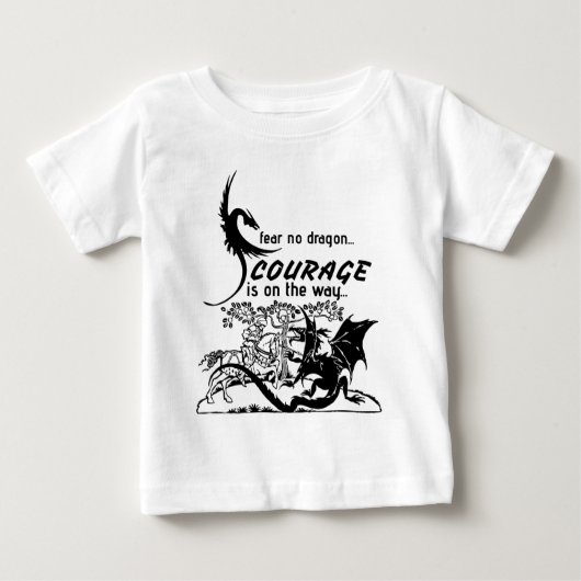 Der Drache Baby T-shirt (Vorderseite)