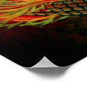 Der Drache bejubeln Poster (Ecke)