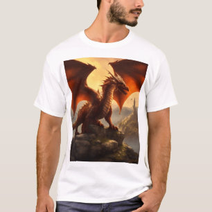 Der Drache & Der Berg" T-Shirt