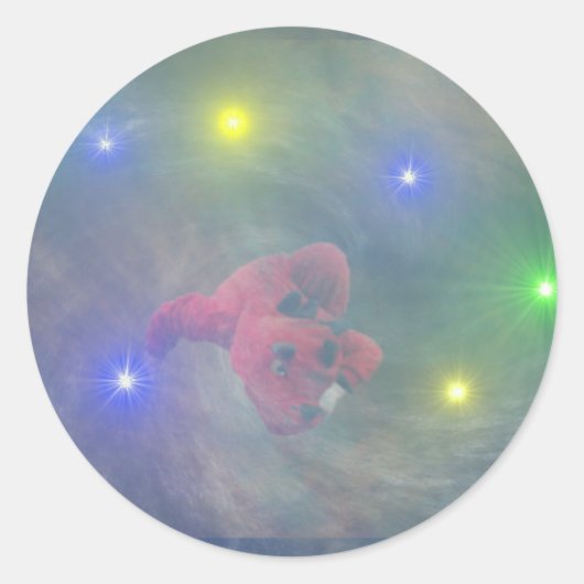 Der Drache, der verloren hat, ist die Sammlung von Runder Aufkleber (Vorderseite)