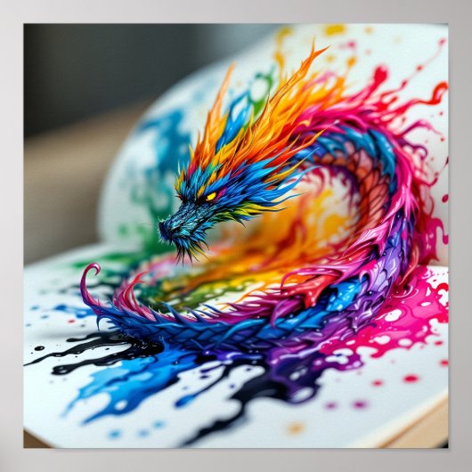 Der Drache erhebt sich Poster (Vorne)