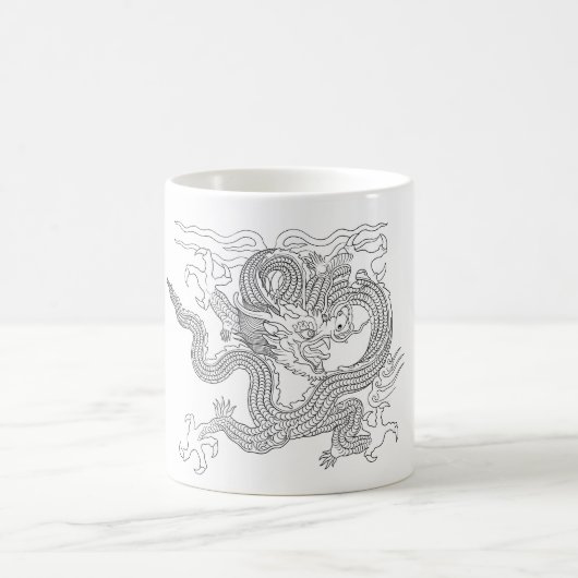 Der Drache Kaffeetasse (Mittel)