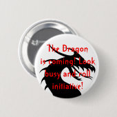 Der Drache kommt! Button (Vorne & Hinten)