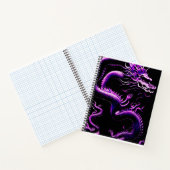 Der Drache Lila Notizblock (Innenseite)