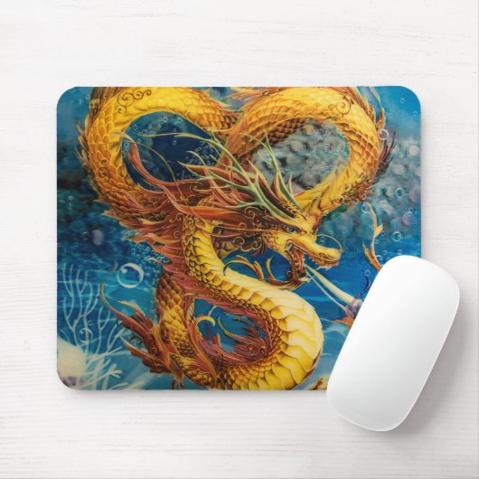 Der Drache Mousepad (Mit Mouse)
