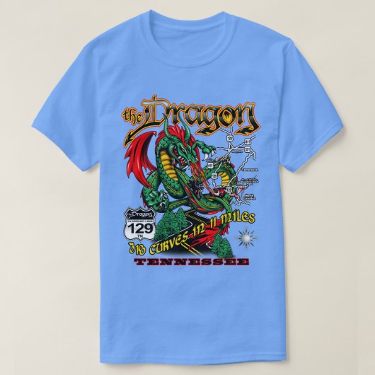 Der Drache Norolina Tennessee T-Shirt (Design vorne)