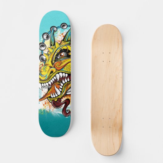 der Drache Skateboard (Vorderseite)