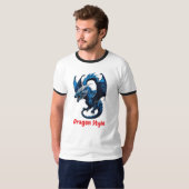 Der Drache: Skyborne Fury Ringer T - Shirt Design (Vorne ganz)