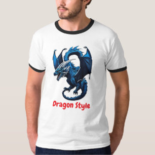 Der Drache: Skyborne Fury Ringer T - Shirt Design