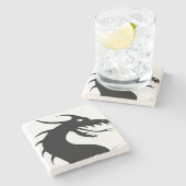 Der Drache Steinuntersetzer (Seitenansicht)