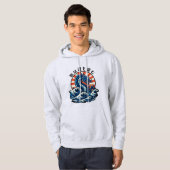 Der Drache sucht die Wellen (龍 は 波 を 望 む). Hoodie (Vorne ganz)