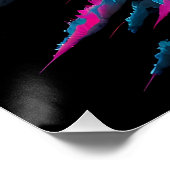 Der Drache Surf Rider Poster (Ecke)