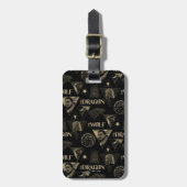 Der Drache und das Wolf Daenerys & Jon-Muster Gepäckanhänger (Vorderseite vertikal)