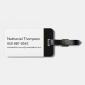 Der Drache und das Wolf Daenerys & Jon-Muster Gepäckanhänger (Rückseite horizontal)