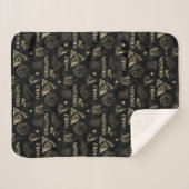 Der Drache und das Wolf Daenerys & Jon-Muster Sherpadecke (Vorderseite (Horizontal))