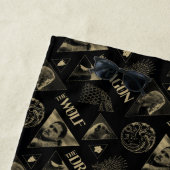 Der Drache und das Wolf Daenerys & Jon-Muster Strandtuch (Beispiel)