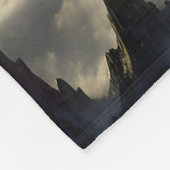 Der Drache und die Sterne Fleecedecke (Ecke)