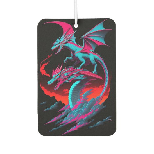 Der Drachen-Surf-Reiter Autolufterfrischer (Vorderseite)