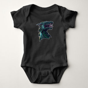 Der Drachenkopf Baby Strampler
