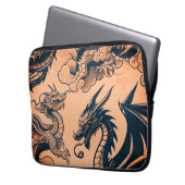 Der Drachenkrieg Orange Skies Laptopschutzhülle (Vorderseite Links)