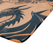 Der Drachenkrieg Orange Skies Schneidebrett (Ecke)