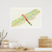 Der Dragonfly-Tanz Print und Poster (Küche)