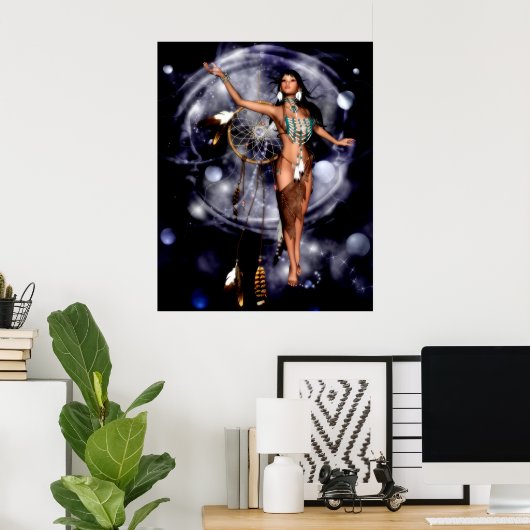 Der Dreamcatcher Poster (Heimbüro)