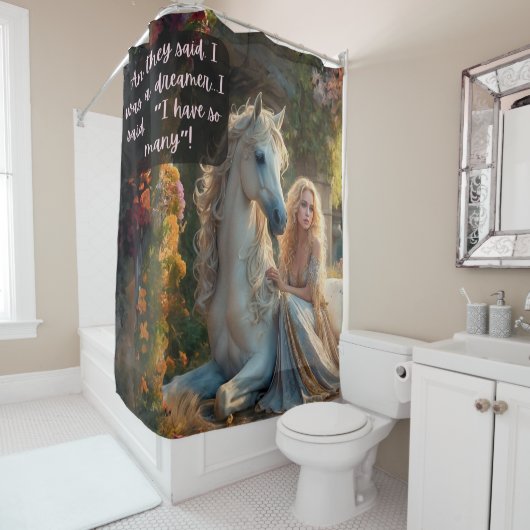 Der Dreamer, der Duschvorhang (Beispiel)