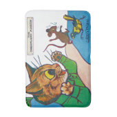Der Dreamland-Maskottchen, Louis Wain Badematte (Vorderseite Vertikal)