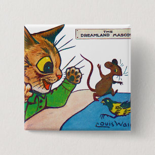 Der Dreamland-Maskottchen, Louis Wain Button
