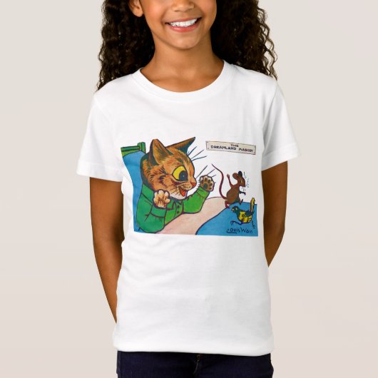 Der Dreamland-Maskottchen, Louis Wain T-Shirt (Vorderseite)