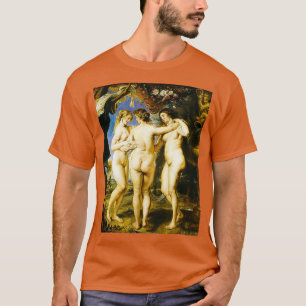 der drei Graustufen Körper groß T-Shirt