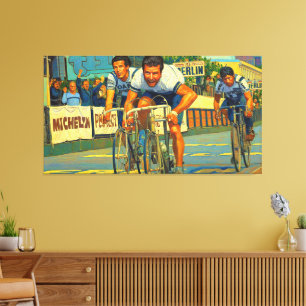 Der Dreifachsprint Paris–Roubaix 1981 Malerei Leinwanddruck