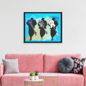 Der dreistöckige Canvas-Hintergrund in Print-Schwa Leinwanddruck (Insitu (Wohnzimmer))