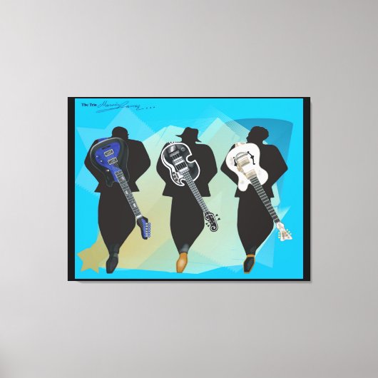 Der dreistöckige Canvas-Hintergrund in Print-Schwa Leinwanddruck (Vorderseite)