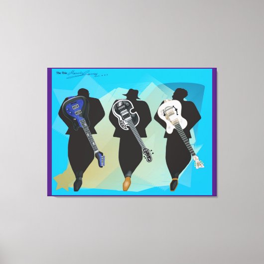 Der dreistöckige Lila Leinwand (Vorderseite)