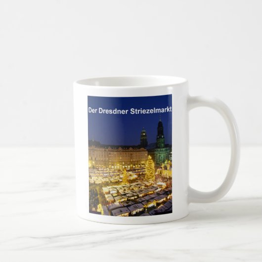 Der Dresdner Striezelmarkt Kaffeetasse (Rechts)