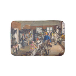 Der Dressing-Room von Jockeys in der Ascot-Rennbah Badematte